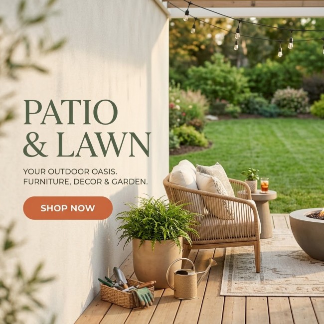 Patio And Lawn